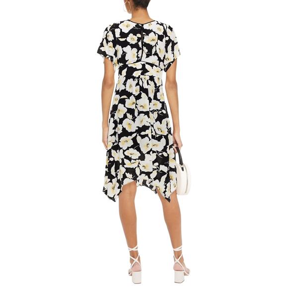 ba&sh Fairy Floral Midi Dress - Black - 0 (US 4) - Picture 11 of 16